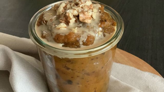 Fit Puding: Tahinli Bal Kabaklı Puding