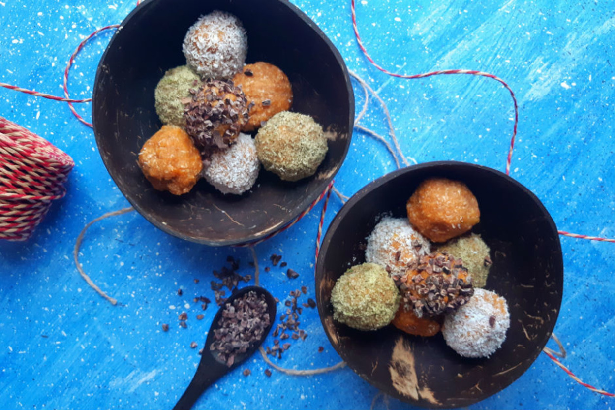 Çabucak Hazırlanan: Raw Bal Kabağı Topları
