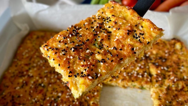 Harcı Bulgurlu: Fırında Pırasa Dilimleri