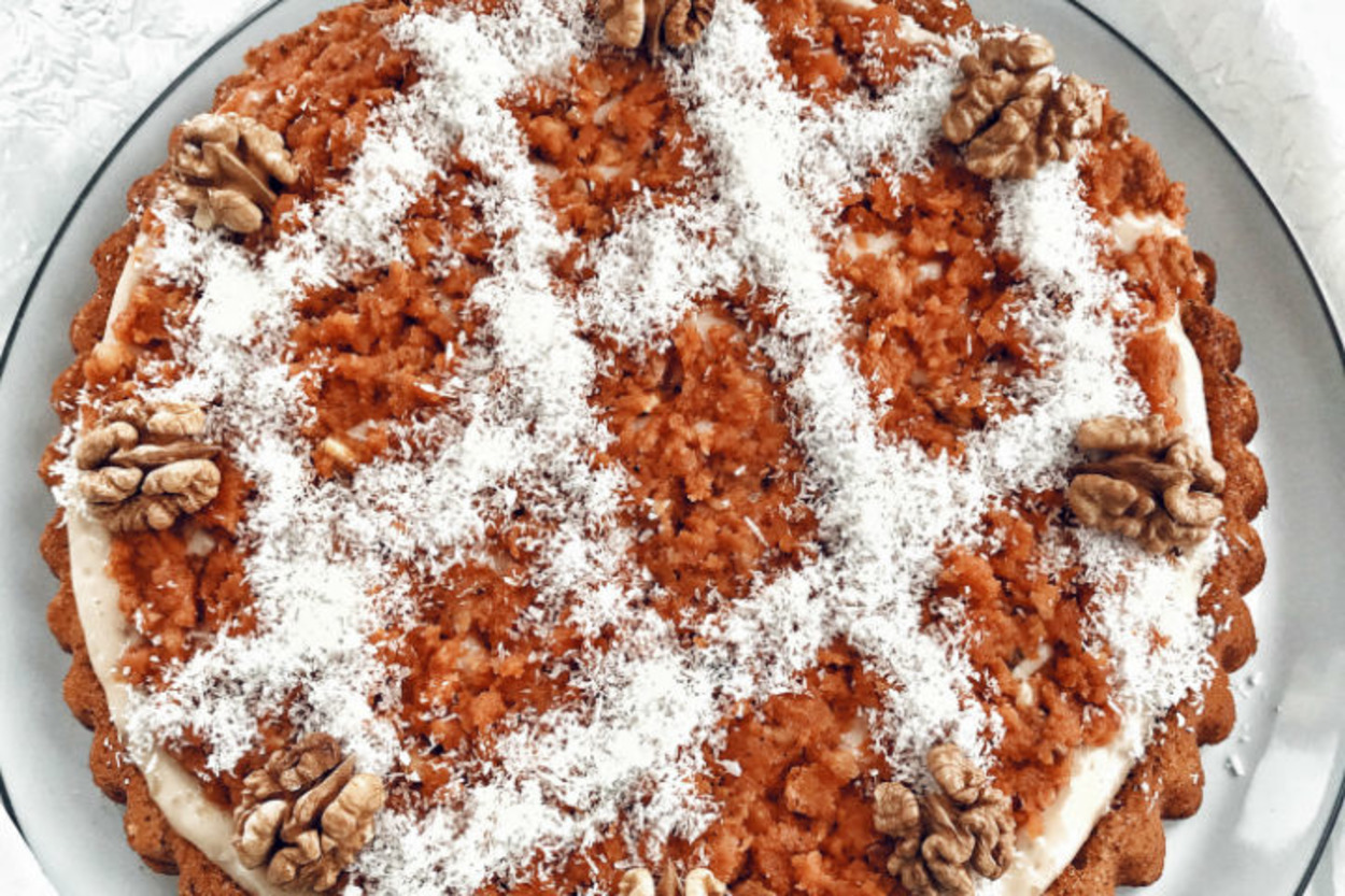 Pasta Tadında: Havuçlu Muhallebili Tart