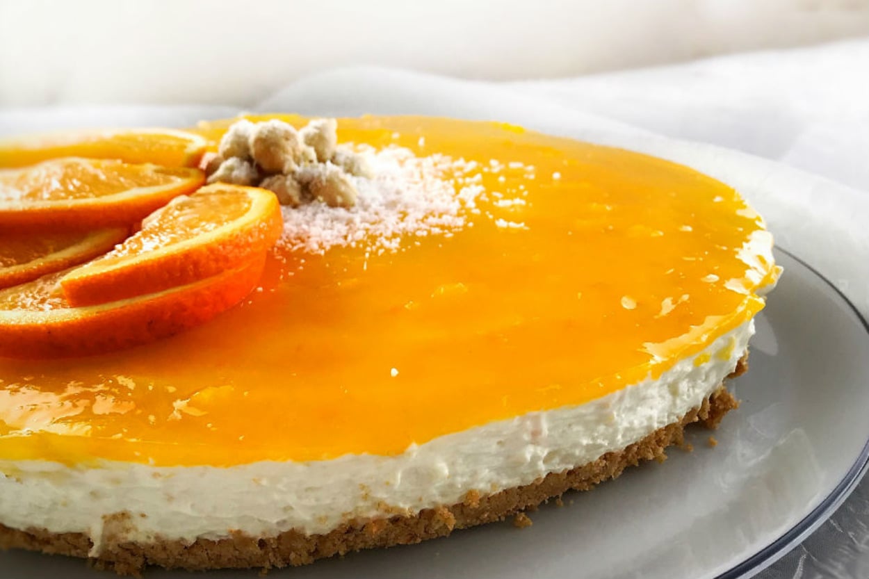 Bu Sefer Pişmiyor: Beyaz Çikolatalı Portakallı Cheesecake