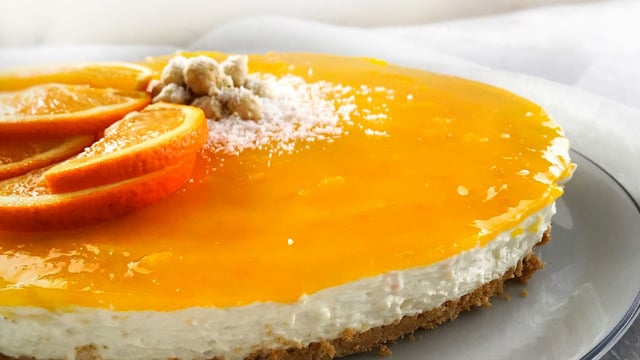 Bu Sefer Pişmiyor: Beyaz Çikolatalı Portakallı Cheesecake