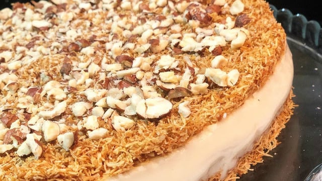 Hafiflik Arayanlara: Kadayıflı Muhallebili Pasta