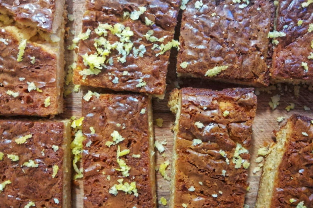 Roller Değişti: Beyaz Çikolata ve Limonlu Brownie