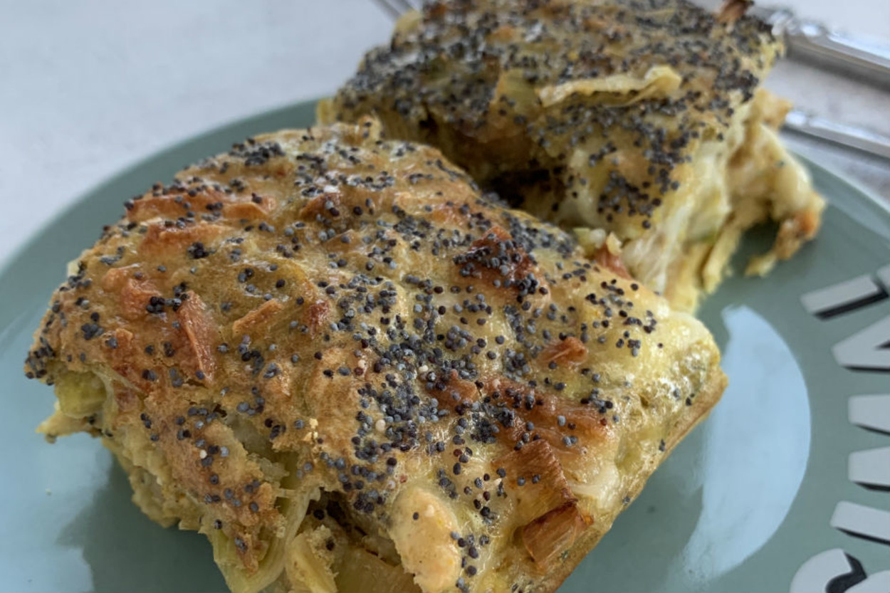 Hem de Glutensiz: Unsuz Pırasalı Börek