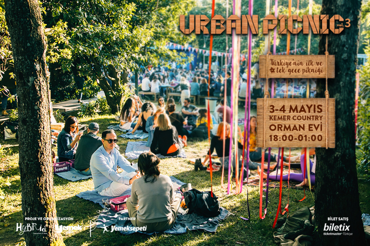 3. Kez Bizimle: Türkiye'nin İlk Gece Pikniği Urban Picnic 3-4 Mayıs'ta Kemer Country'de!