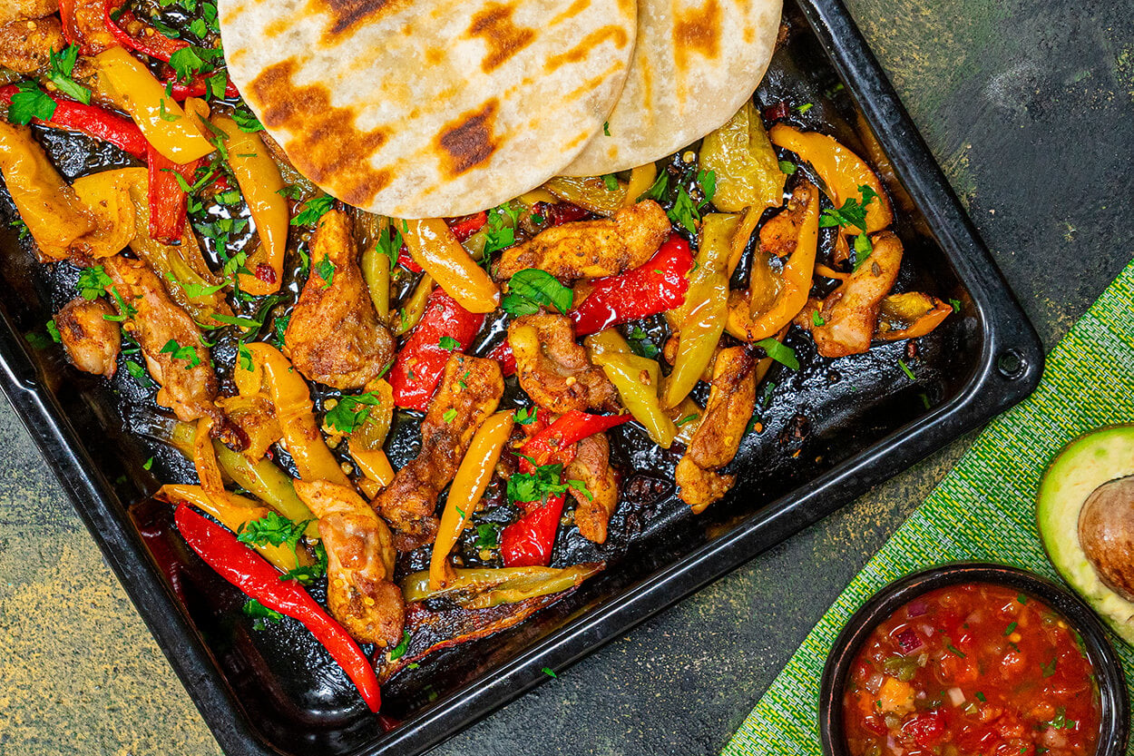 Parmaklarını Yersin: Fırında Tavuk Fajita