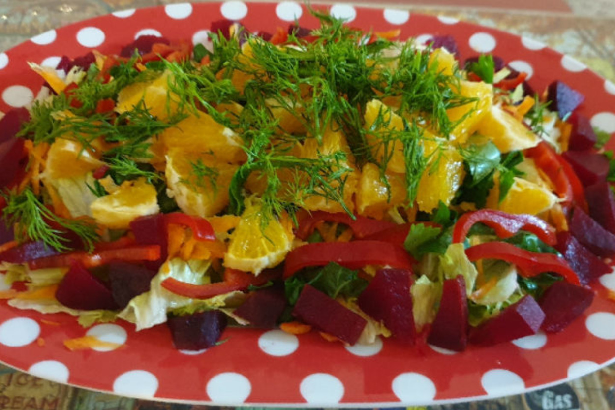 Vitamin Deposu: Portakallı Pancarlı Salata