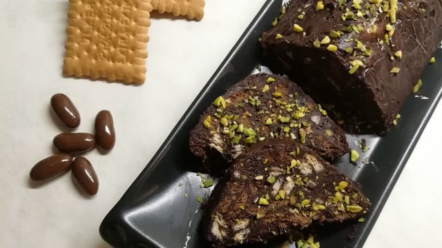 Farklı Aromasıyla: Portakallı Mozaik Pasta