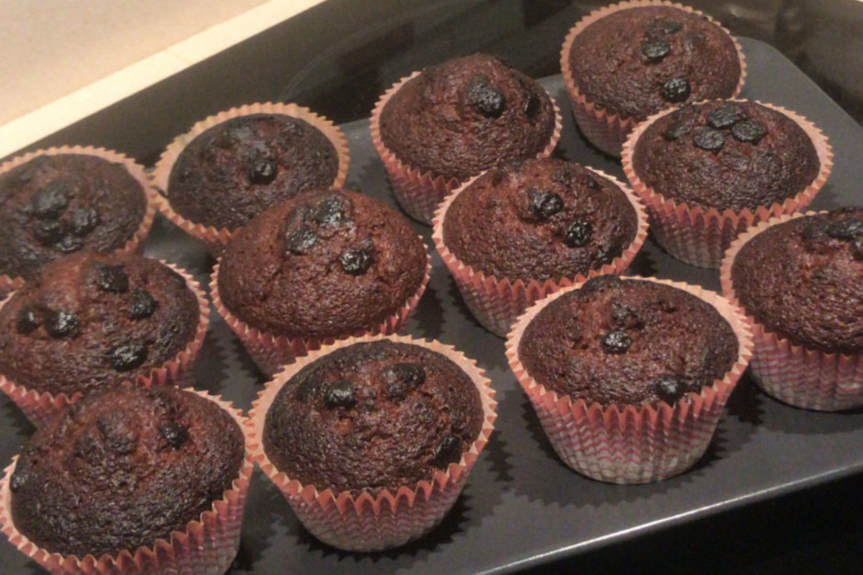 Sütün Yanına: Damla Çikolatalı Muffin