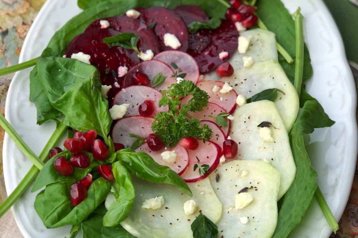 Pancar, Alabaş ve Bebek Turpla: Vejetaryen Carpaccio