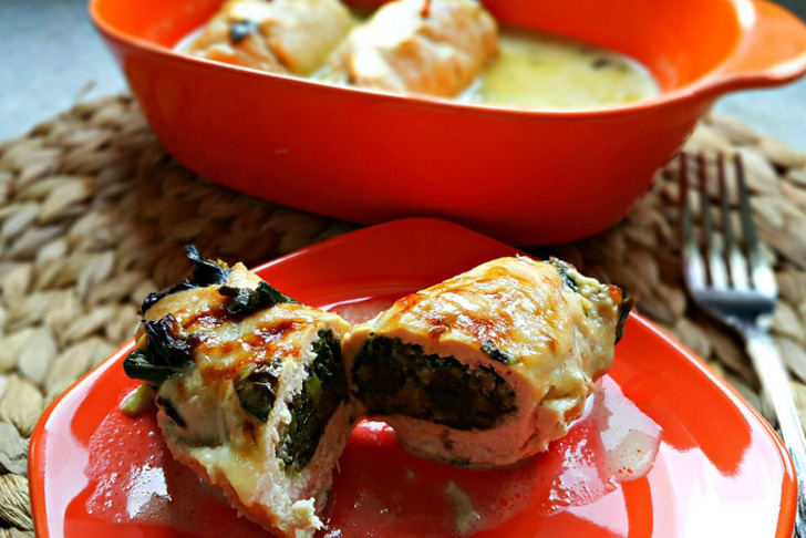 Ispanaklı Tavuk Sarma Tarifi
