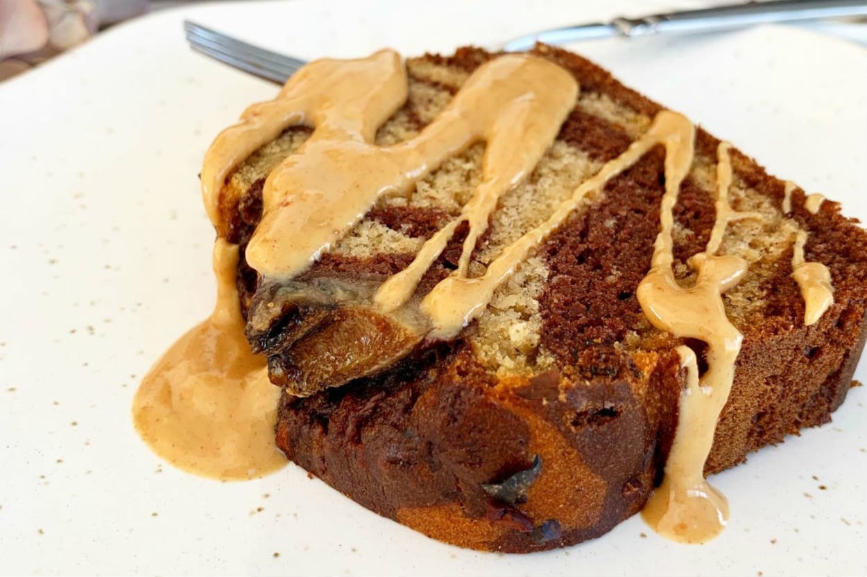 Fıstık Ezmesiyle Beraber: Mozaik Banana Bread