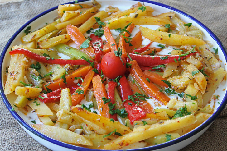 Fırında Sebze Kebabı Tarifi