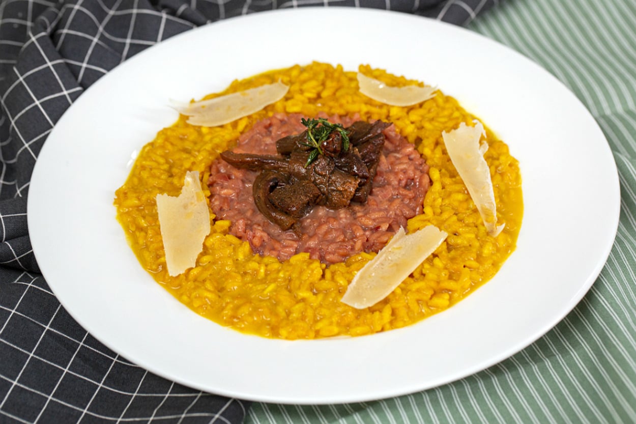 Sanat Eseri Gibi: Pancarlı ve Safranlı Risotto
