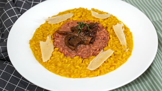 Sanat Eseri Gibi: Pancarlı ve Safranlı Risotto