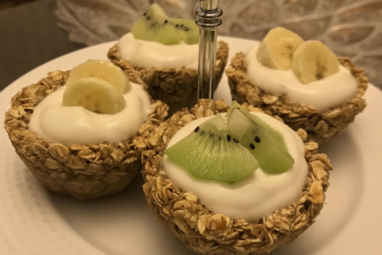 Muz ve Kiviyle: Yulaf Tartolet