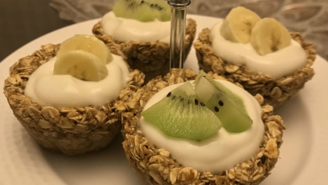 Muz ve Kiviyle: Yulaf Tartolet