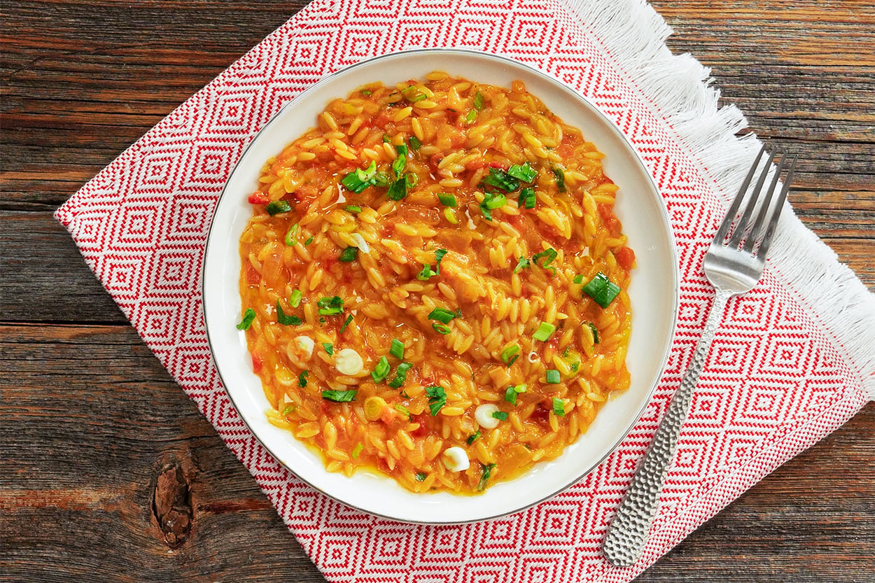 Yeni Favoriniz: Domatesli Arpa Şehriyeli Risotto