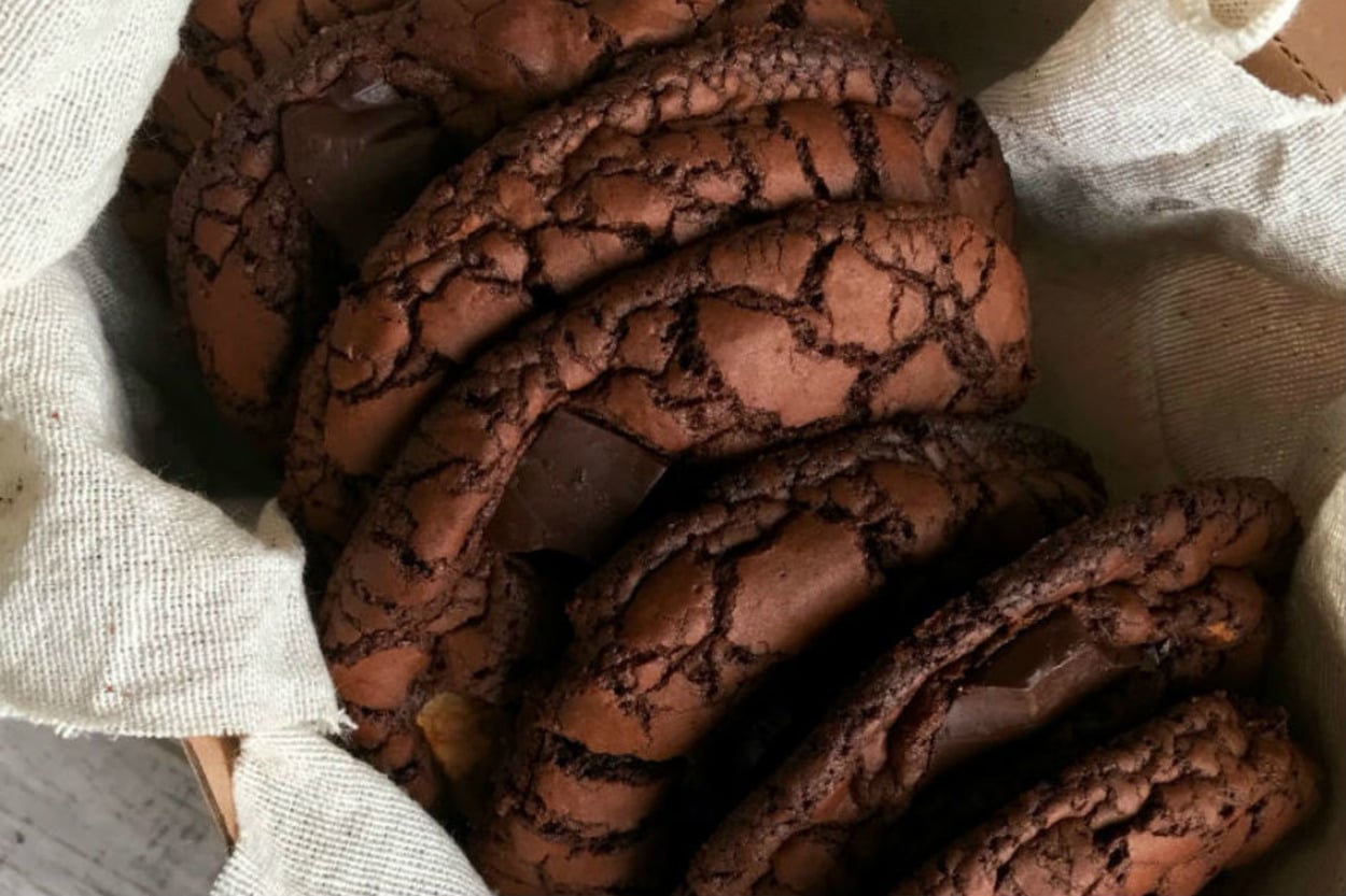 Çay Saatlerine: Pratik Brownie Kurabiye