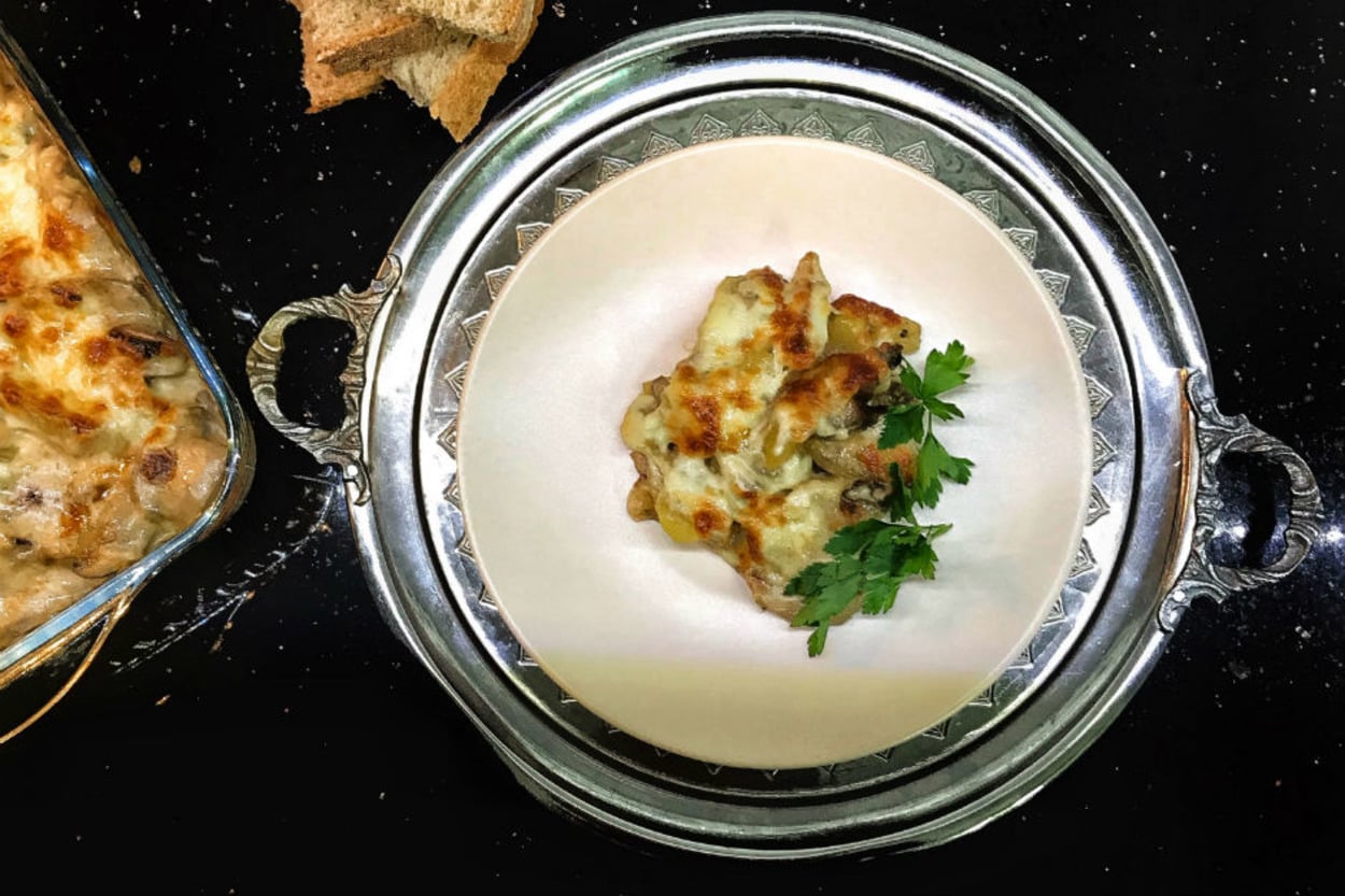 Güzel Uyum: Patatesli Mantarlı Graten