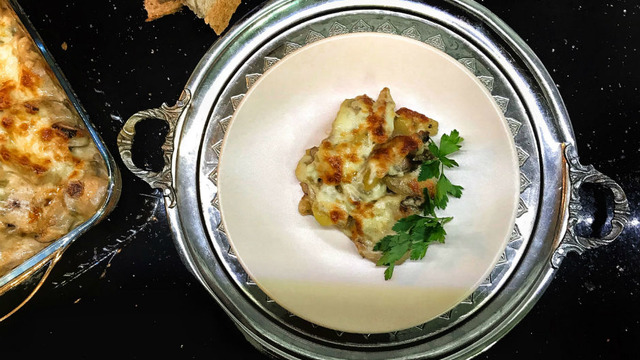 Güzel Uyum: Patatesli Mantarlı Graten