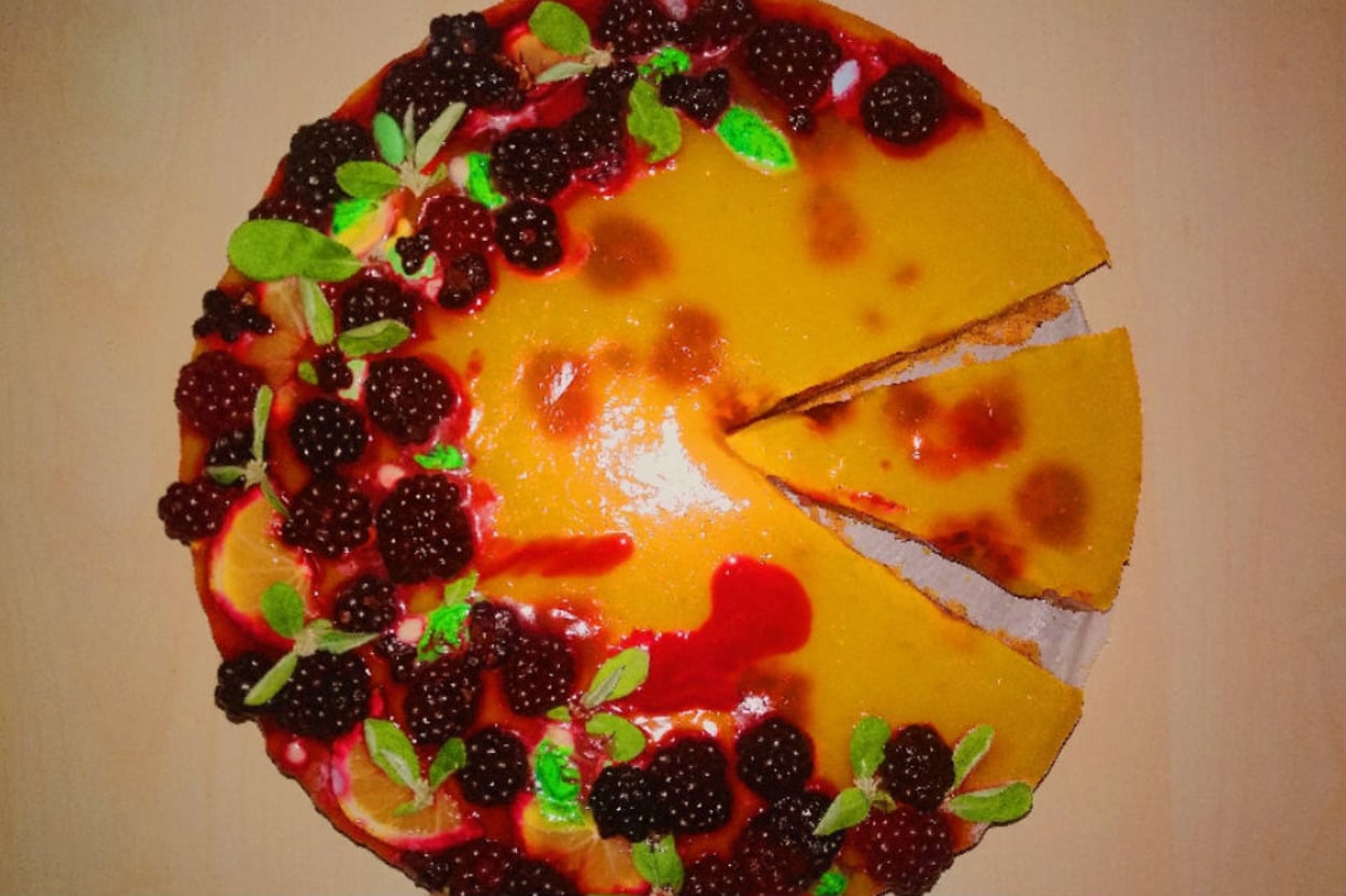 Lezzet Şöleni: Limonlu Böğürtlenli Cheesecake