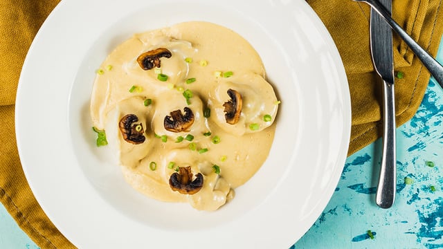 Bir Tür İtalyan Mantısı: Mantarlı Ravioli