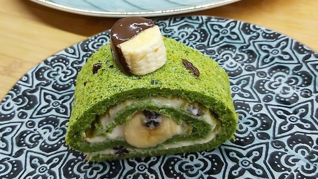 Gıda Boyasına Rakip: Ispanaklı Rulo Pasta