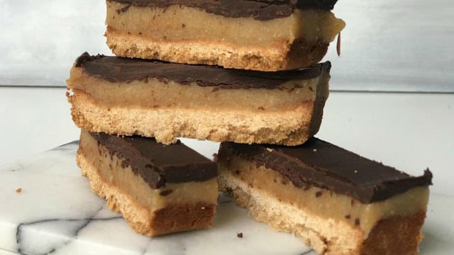 Fit ve Sağlıklı: Çikolata Kaplı Karamelli Bar
