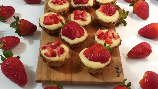 Mis Kokulu Miniler: Çilekli Mini Tartolet