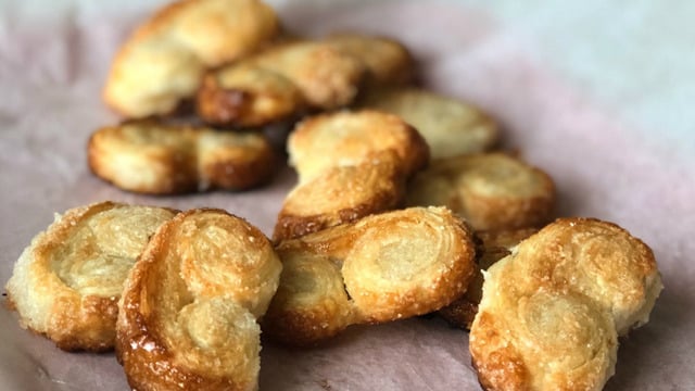 Üç Malzemeli: Kolay Palmier Kurabiye