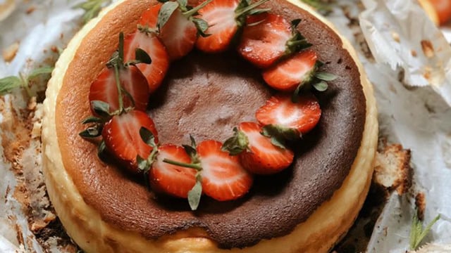 Az Malzemeli Dev Lezzet: Kolay San Sebastian Cheesecake
