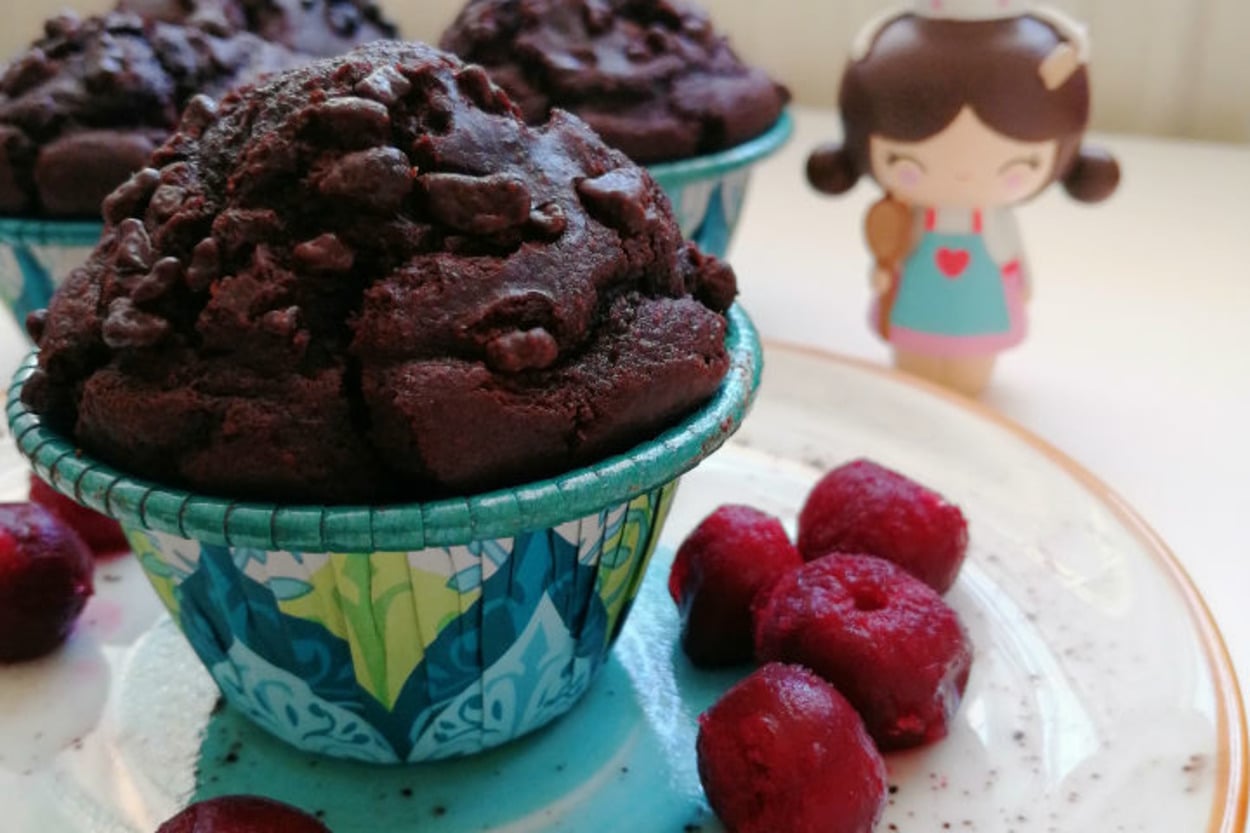 Romantik Lezzet: Vişneli ve Çikolatalı Muffin
