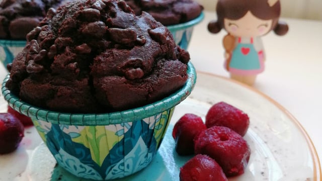 Romantik Lezzet: Vişneli ve Çikolatalı Muffin