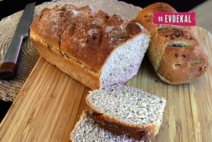 Chia ve Keten Tohumlu Tam Buğday Ekmek Tarifi