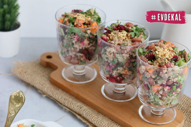 Kırmızı Fasulyeli Ton Balıklı Salata Tarifi