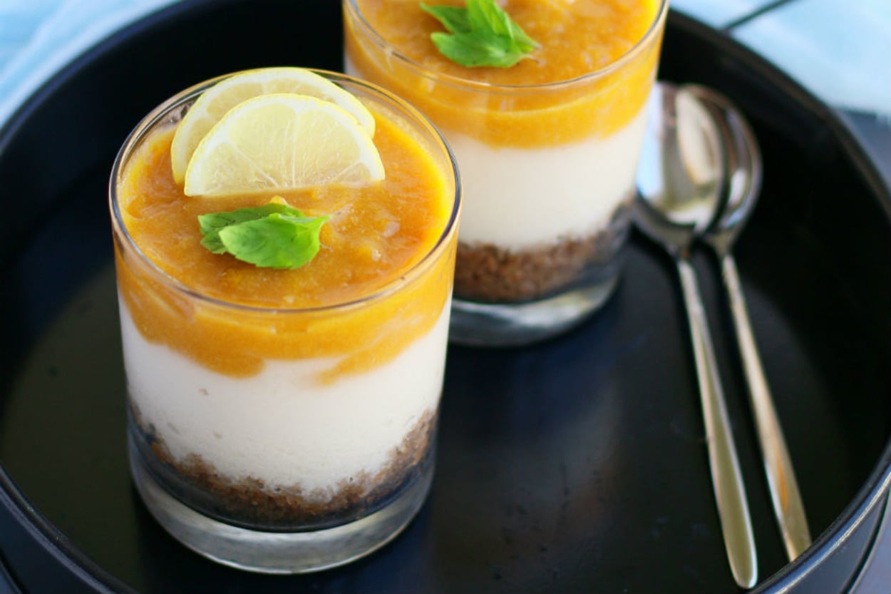 Rafine Şekersiz Lezzet: Kupta Limonlu Cheesecake
