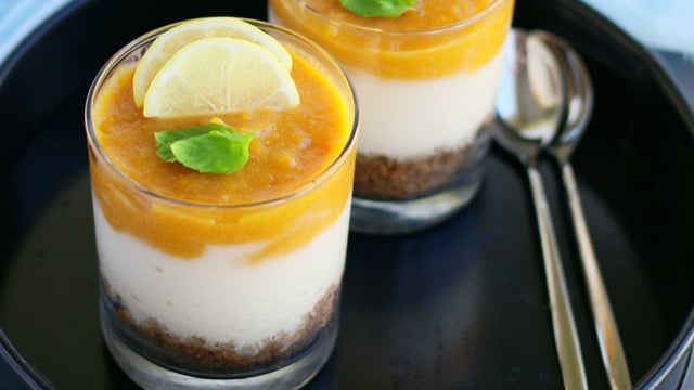 Rafine Şekersiz Lezzet: Kupta Limonlu Cheesecake