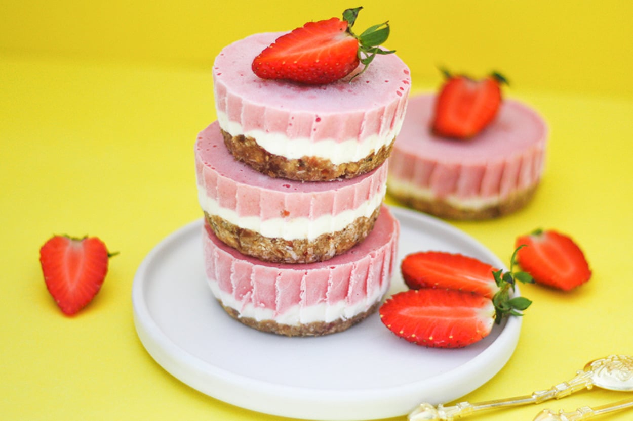 Dondurma Gibi: Çilekli Kolay Cheesecake