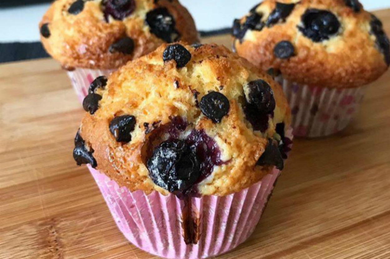 Yumuşacık ve Enfes: Yaban Mersinli Muffin Kek