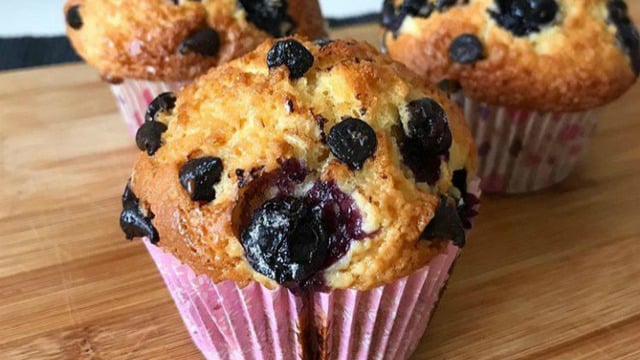 Yumuşacık ve Enfes: Yaban Mersinli Muffin Kek
