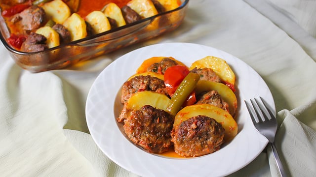 Bir Lezzet Klasiği: Patatesli Köfte Dizmesi