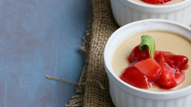 Hafif ve Fit: Rafine Şekersiz Panna Cotta