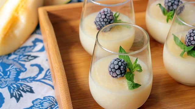 Rafine Şekersiz, 4 Malzemeli: Kavun Tatlısı
