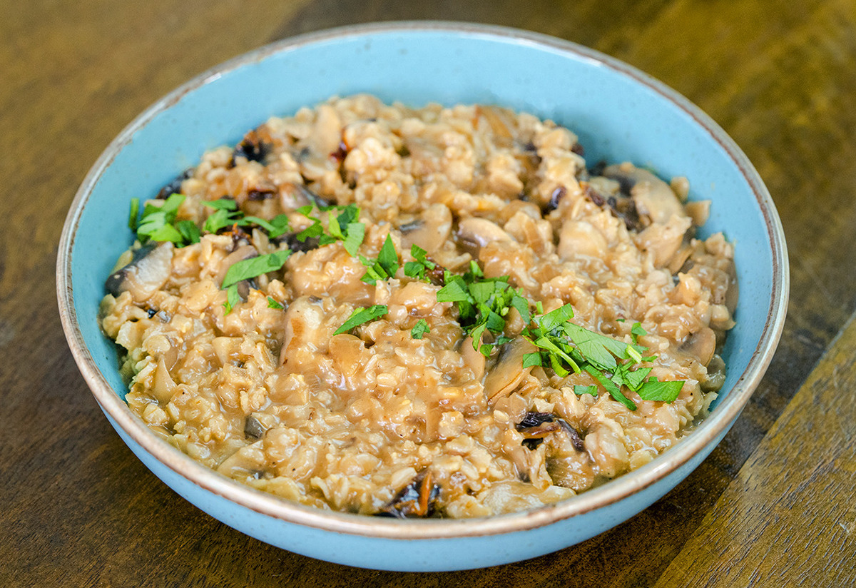 Aroma Dolu: Mantarlı Porridge Tarifi