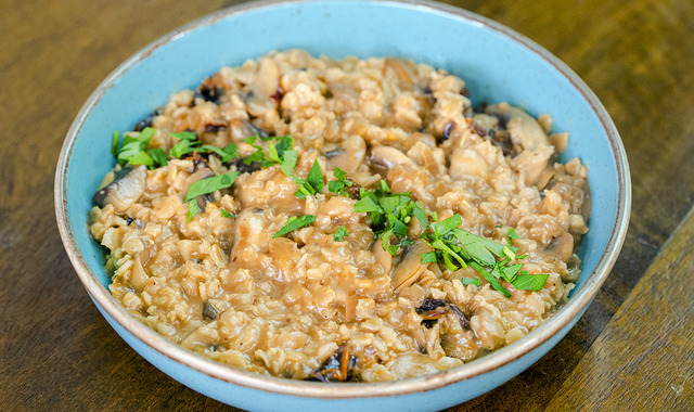 Aroma Dolu: Mantarlı Porridge