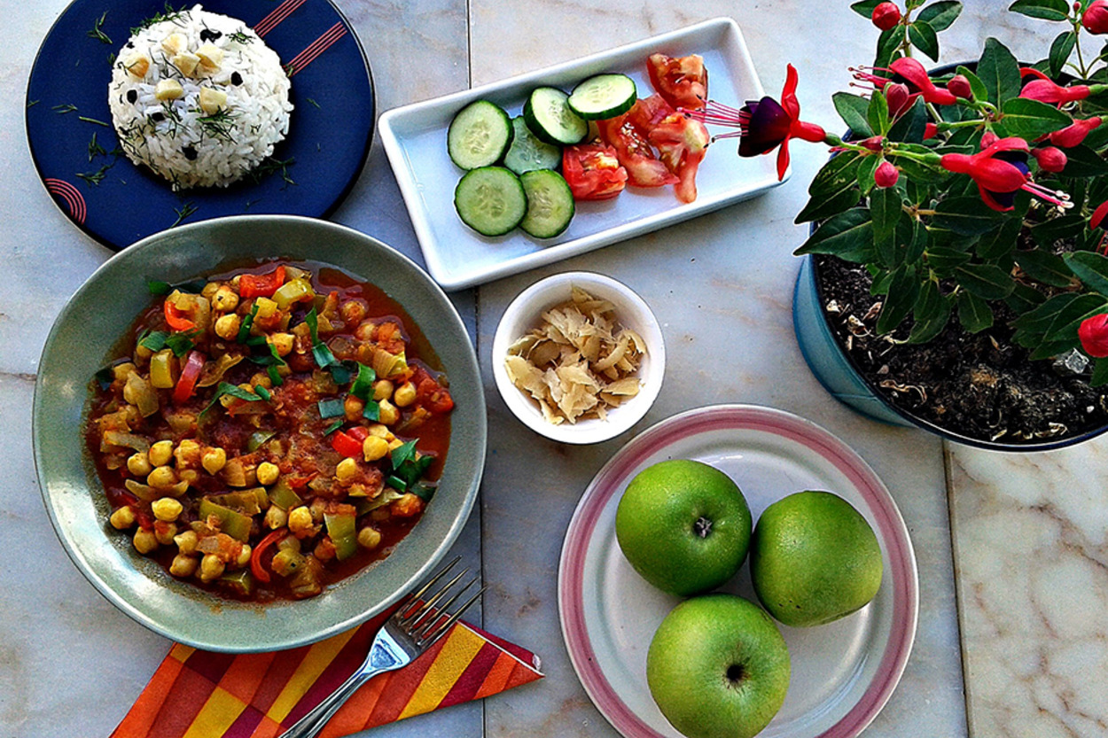 Hint Nohut Yemeği: Channa Masala