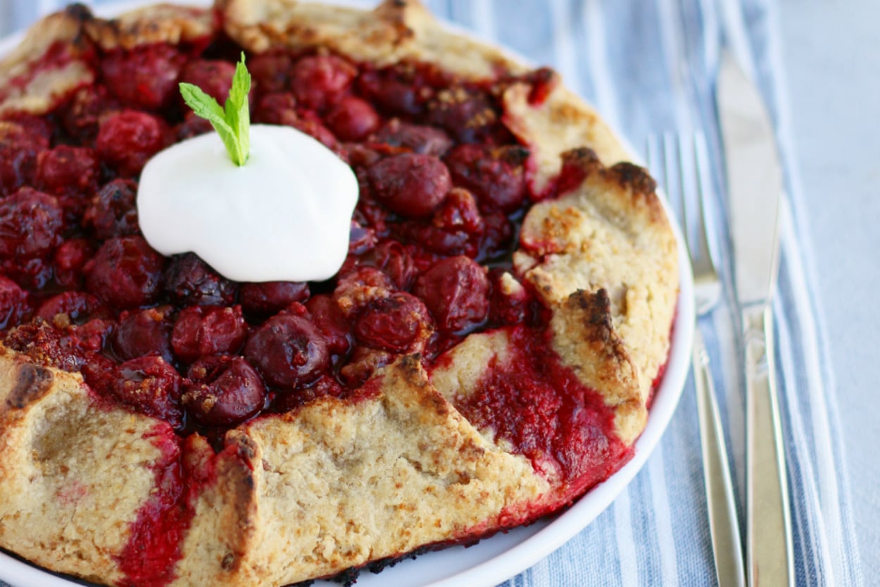 Rafine Şekersiz: Vişneli Galette