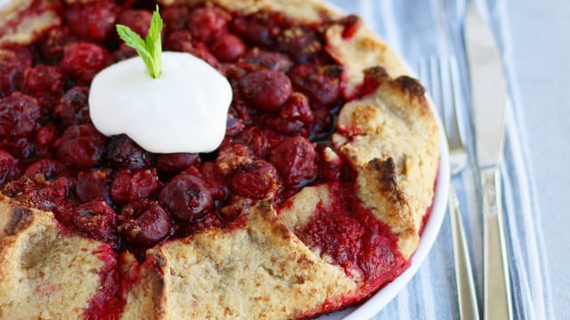 Rafine Şekersiz: Vişneli Galette